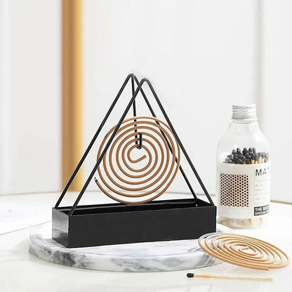 Black Iron Mosquito Coil Holder