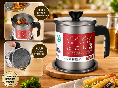 Stainless Steel Oil Filter Pot